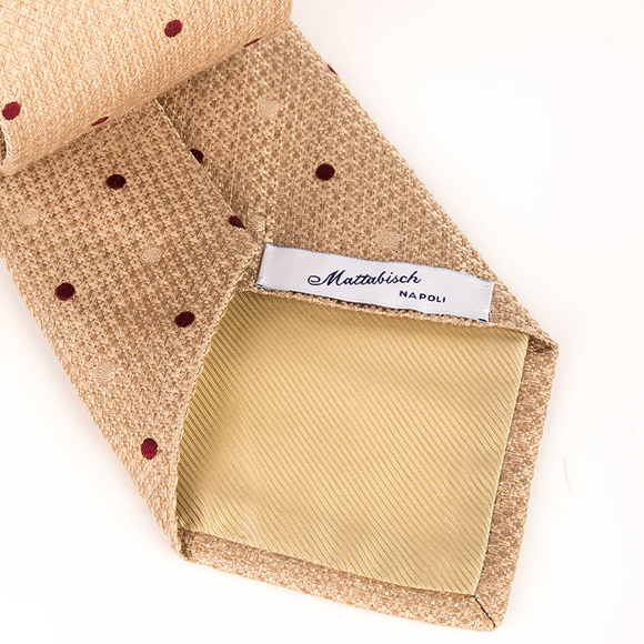 MATTABISCH BROWN PAISLEY TIE | MENS - Picture 4 of 4